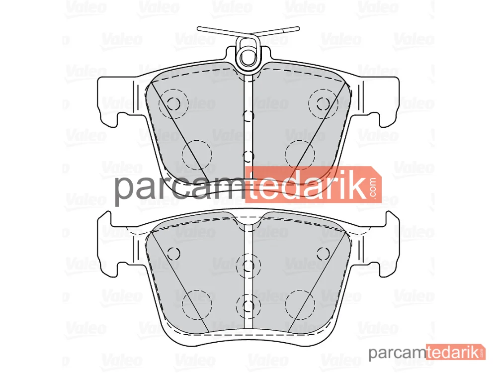 VALEO 670329 | Fren Balatası (Arka) — VW Golf VII, Seat Leon ST, VW Golf VII Variant